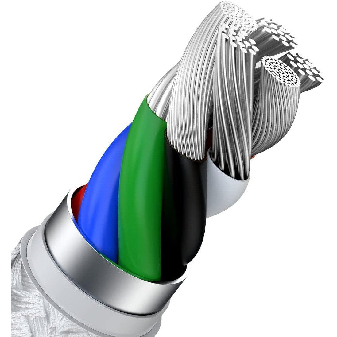 Baseus 20W Metal Data Cable Type-C to IP PD - White - 1M CATLJK-A02