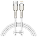 Baseus 20W Metal Data Cable Type-C to IP PD - White - 1M CATLJK-A02