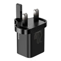 Baseus 20W Super Si Quick Charger 1C UK Black