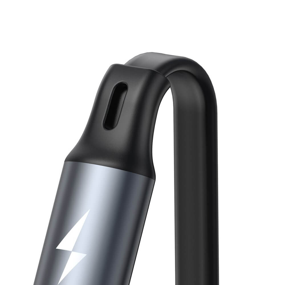 Baseus 3-In-1 USB Charging Cable, 3.5A, 1.2 Meter, Dark Grey - CAMLT-BYG1