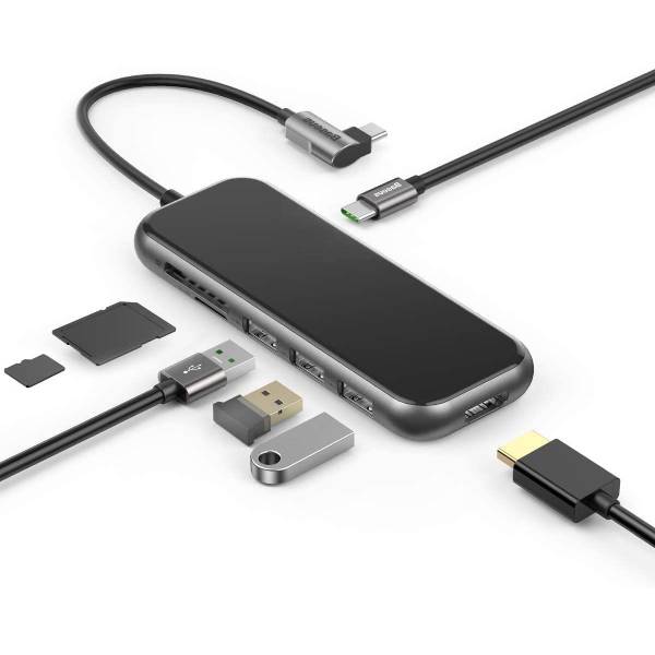 Baseus 5-in-1 Type-C HUB Multifunctional Docking Station CAHUB-BZ0G