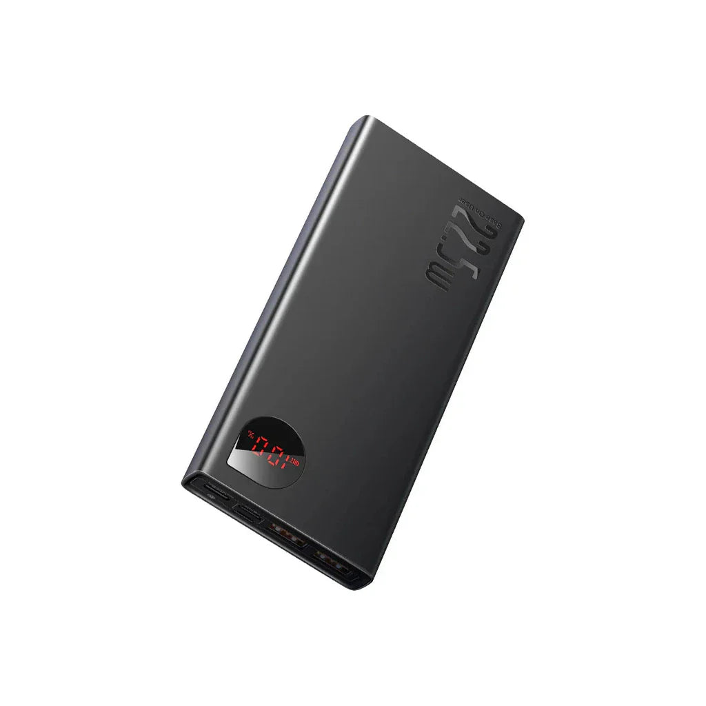 Baseus Adaman Metal Digital Display Quick Charge Power Bank 10000mAh 22.5W Black