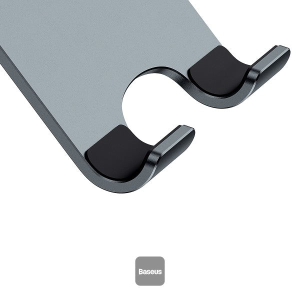 Baseus Biaxial Foldable Metal Desktop Stand For Tablets - Grey