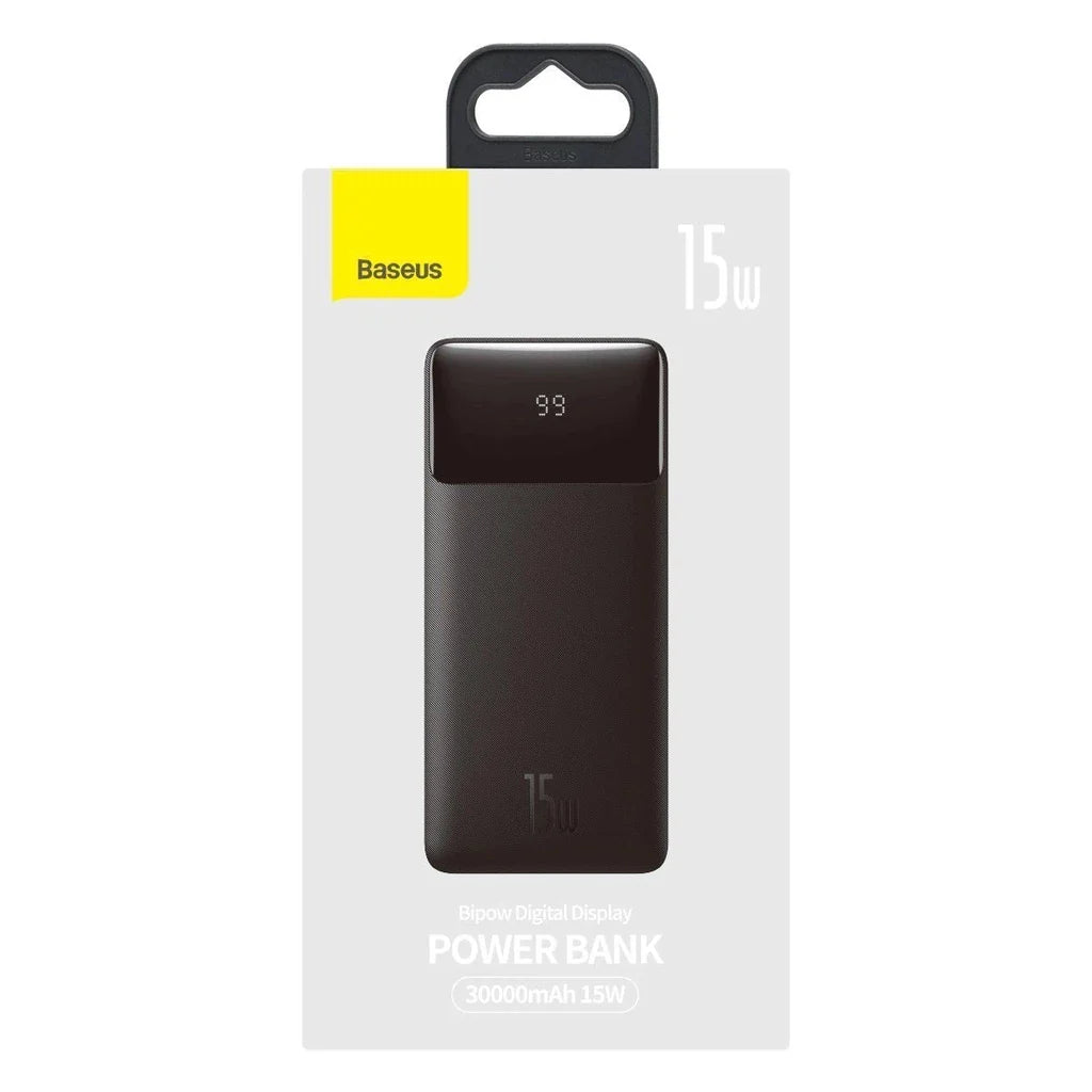 Baseus Bipow 15W 30000mAh Digital Display Powerbank PPDML-K01