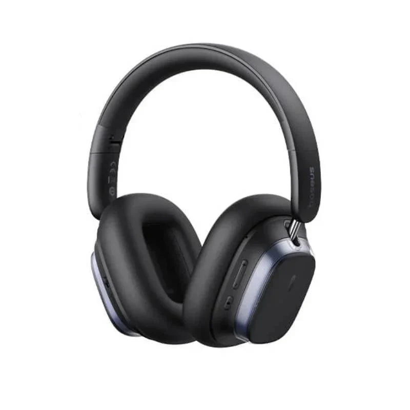 Baseus Bowie H1s Noise-Cancellation Wireless Headphones - Cluster Black