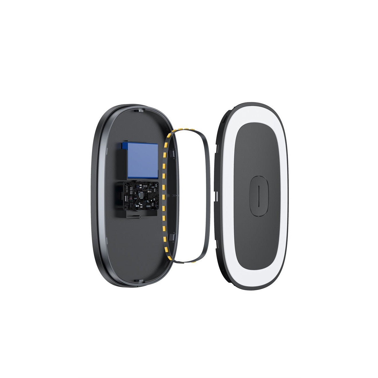 Baseus Bright Car Reading Light - 400mAh / Micro-USB / Black - CRYDD01-01
