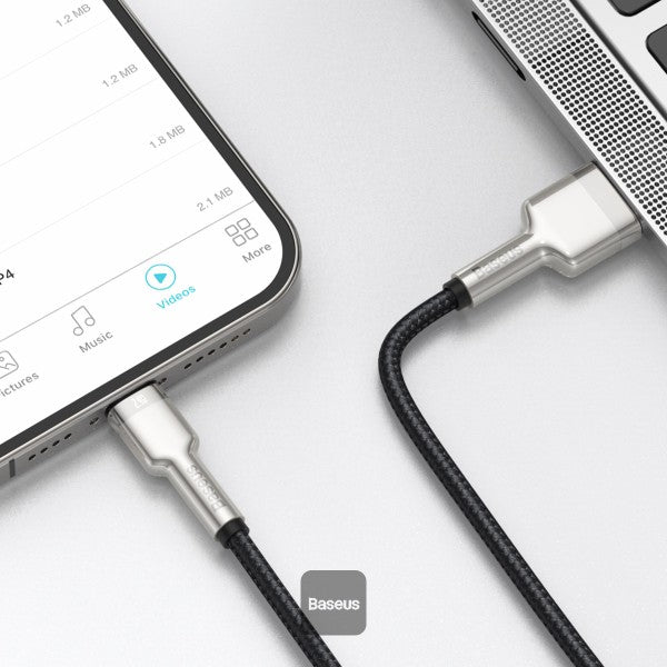 Baseus Cafule Series Metal Data Cable USB to Lightning - 2.4A / 2m / Black