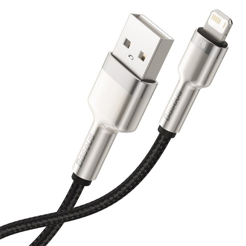 Baseus Cafule Series Metal Data Cable USB to Lightning - 2.4A / 2m / Black