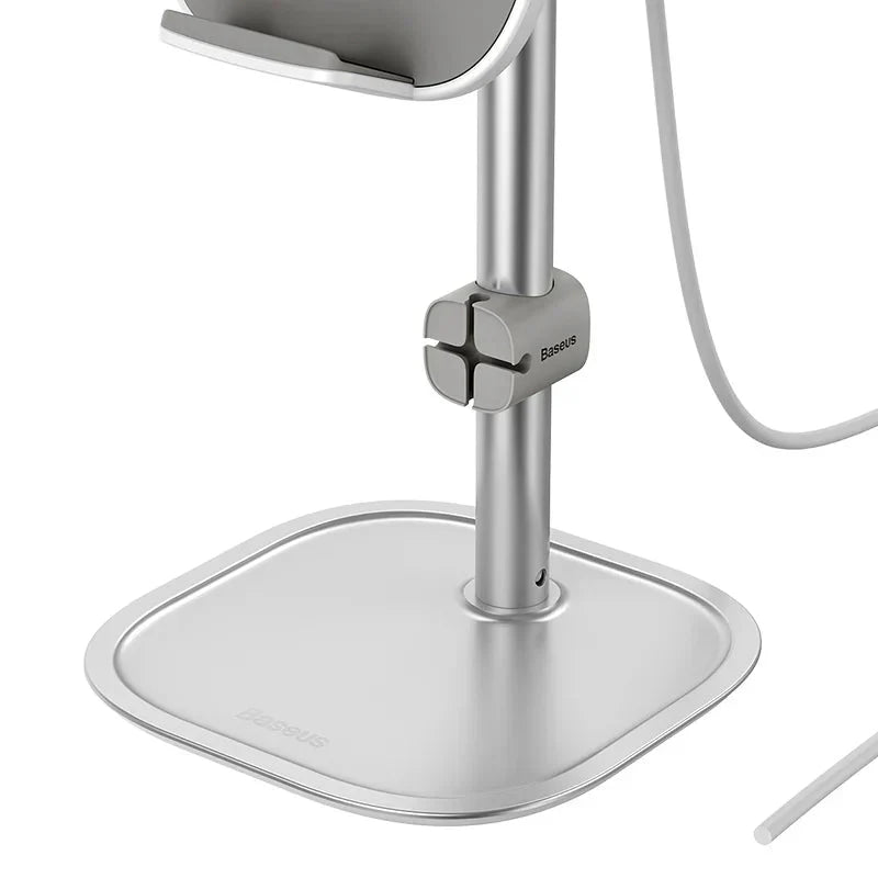 Baseus Desktop Wireless Charger Holder/Stand for Smartphone/Tablet (Youth Holder, Silver)