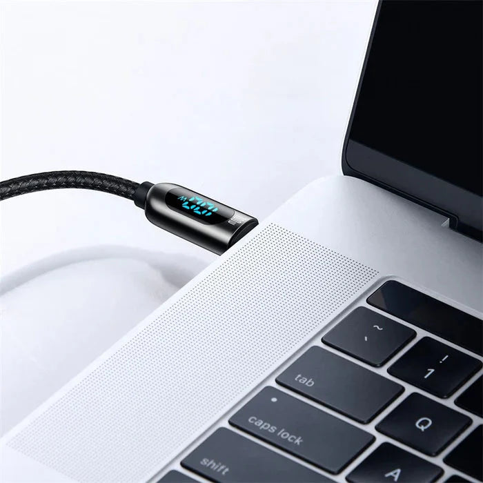Baseus Display Fast Charging Data Cable Type-C to Type-C - 100W / 1m / Black
