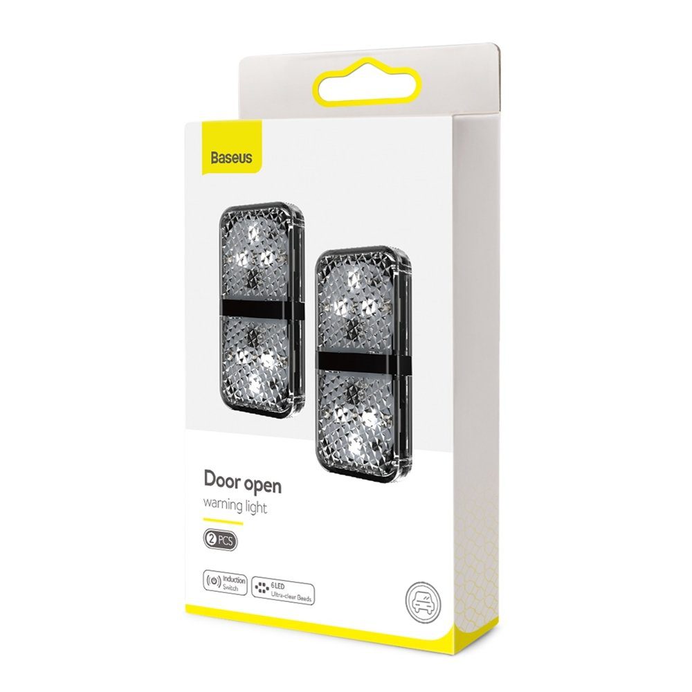 Baseus Door Open Warning Light 2PCS - Black CRFZD-01