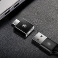 Baseus Exquisite Type-C Male To USB Female Adapter Converter Black (CATJQ-B01)
