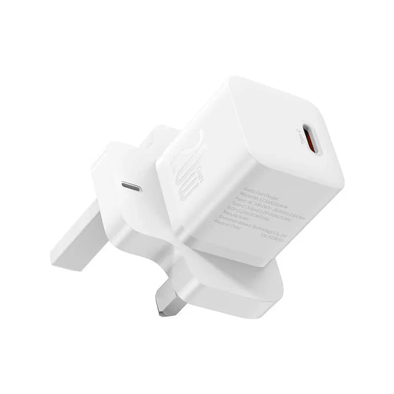 Baseus GaN5 Mini Fast Charger - 30W / Moon White