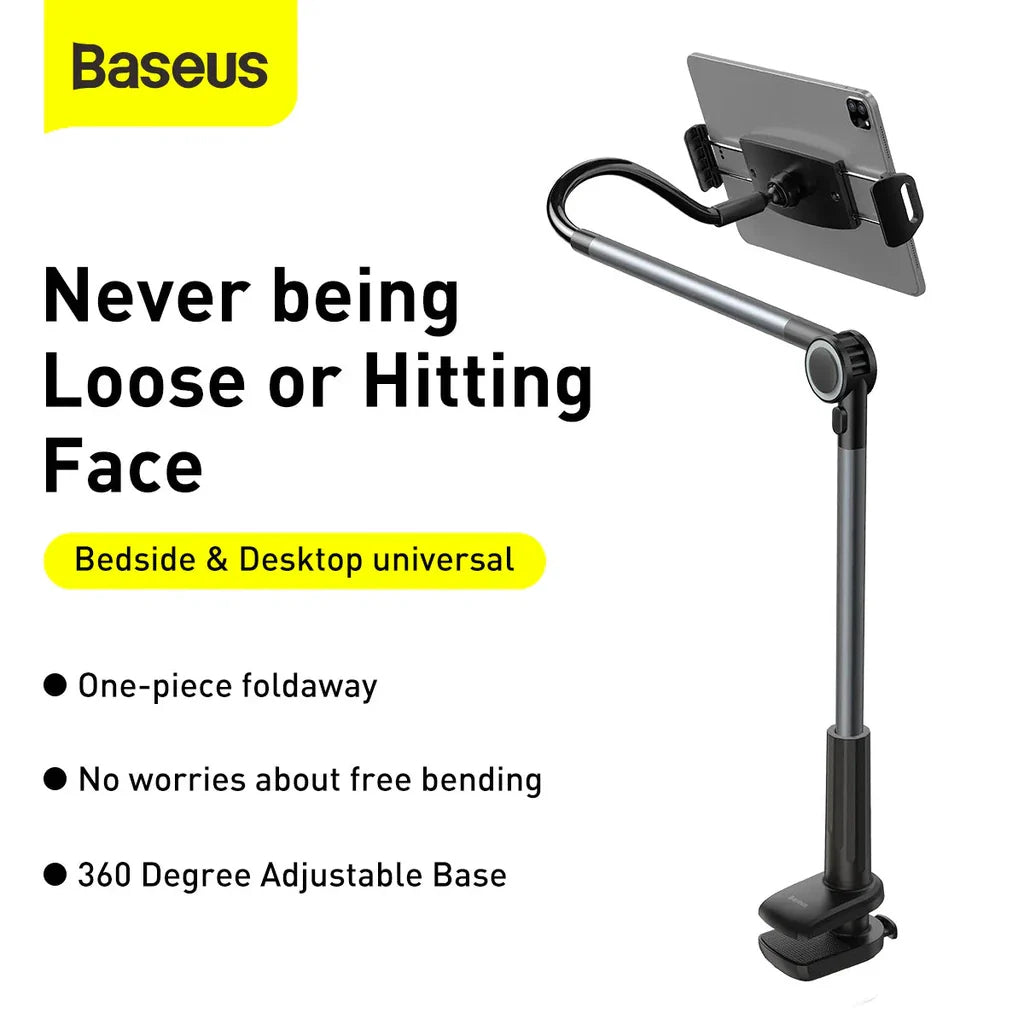 Baseus Otaku life rotary adjustment lazy holder Pro (Applicable for phone/ ipad) - gray
