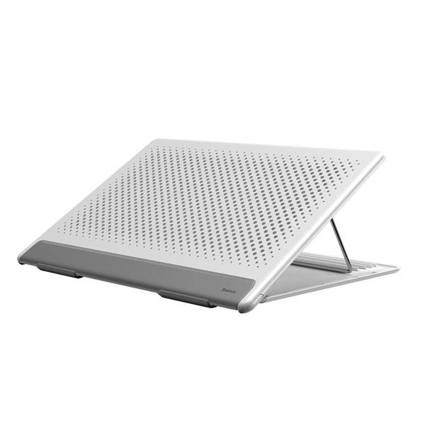 Baseus Let's Go Mesh Portable Laptop Stand White and Grey