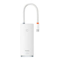 Baseus Lite Series 6-in-1 HUB Docking Station - White