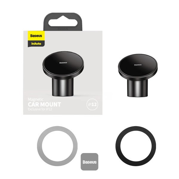 Baseus Magnetic Car Mount (For Dashboards and Air Outlets) - Black