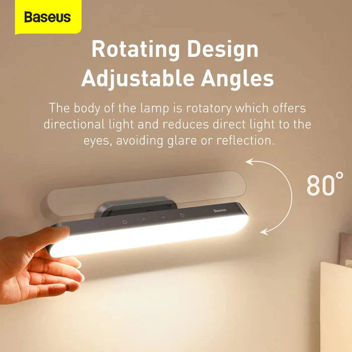 Baseus Magnetic Stepless Dimming Charging Desk Lamp Deep Gray