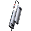 Baseus Metal Gleam 8-IN-1 Multifunctional USB Type-C Hub Grey