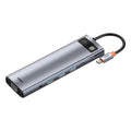 Baseus Metal Gleam Series 11-IN-1 Multifunctional Type-C Hub Docking Station Space Gray