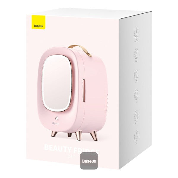 Baseus Mini Beauty Fridge for Cosmetics With Mirror Pink (CRBXNS-A04)