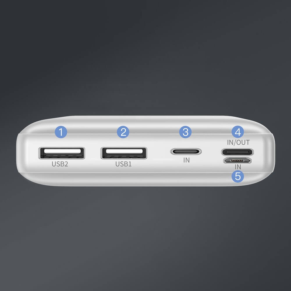 Baseus Mini JA 30000mAh Power Bank - White