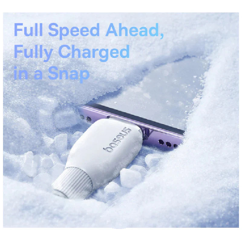 Baseus Pudding Series Fast Charging USB-A to Lightning Cable - 2 Meter / 20W / Stellar White