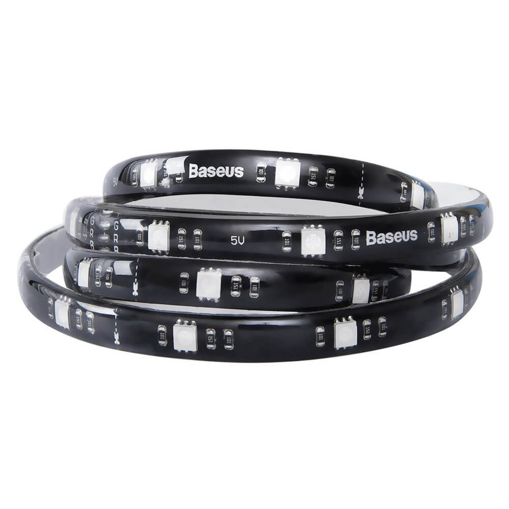 Baseus RGB Colorful Light Strip Extension Pack (DGRGB-01) (1m) (black)
