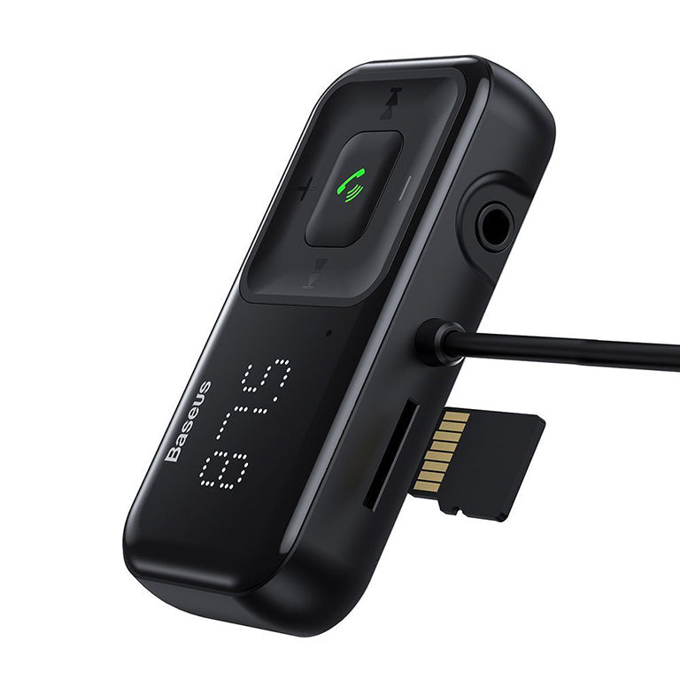 Baseus S-16 Bluetooth 5.0 FM Transmitter Wireless MP3 Car Charger-CCTM-E01
