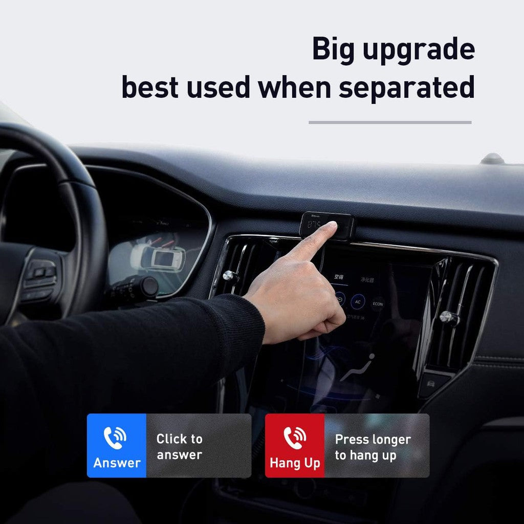 Baseus S-16 Bluetooth 5.0 FM Transmitter Wireless MP3 Car Charger-CCTM-E01