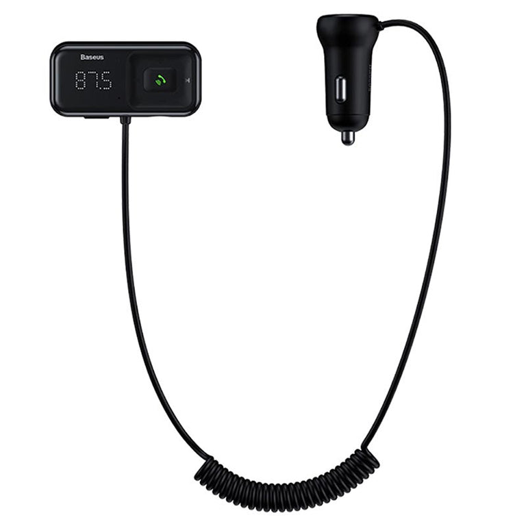 Baseus S-16 Bluetooth 5.0 FM Transmitter Wireless MP3 Car Charger-CCTM-E01
