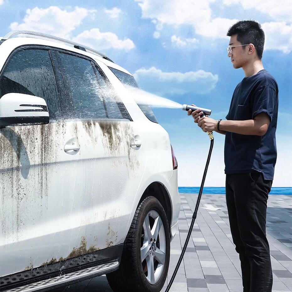 Baseus Simple Life Car Wash Spray Nozzle 7.5m - Black (CRXC01-A01)