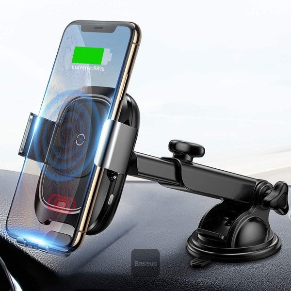 Baseus Smart Vehicle Bracket Wireless Charger (Sucker Style) - WXZN-B01