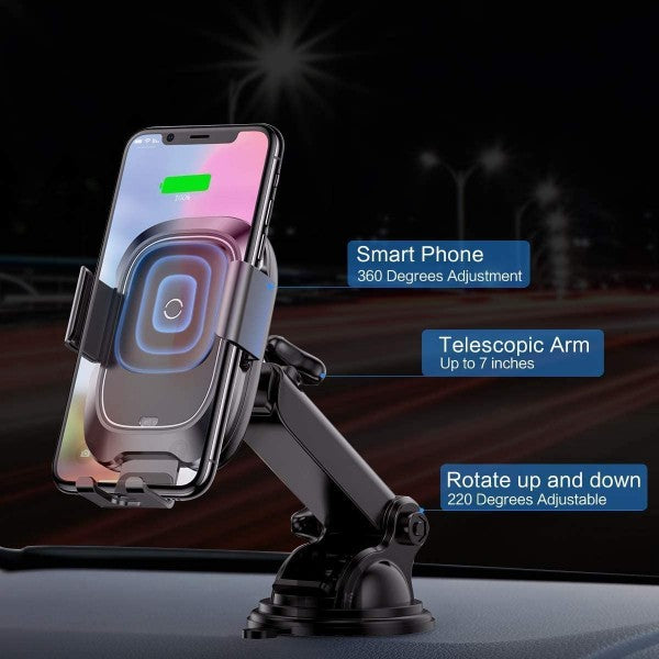 Baseus Smart Vehicle Bracket Wireless Charger (Sucker Style) - WXZN-B01