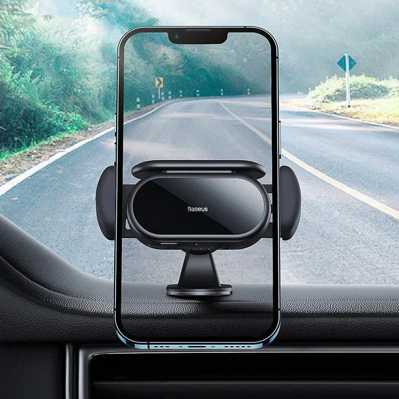 Baseus Steel Cannon Pro Solar Electric Car Mount - Black