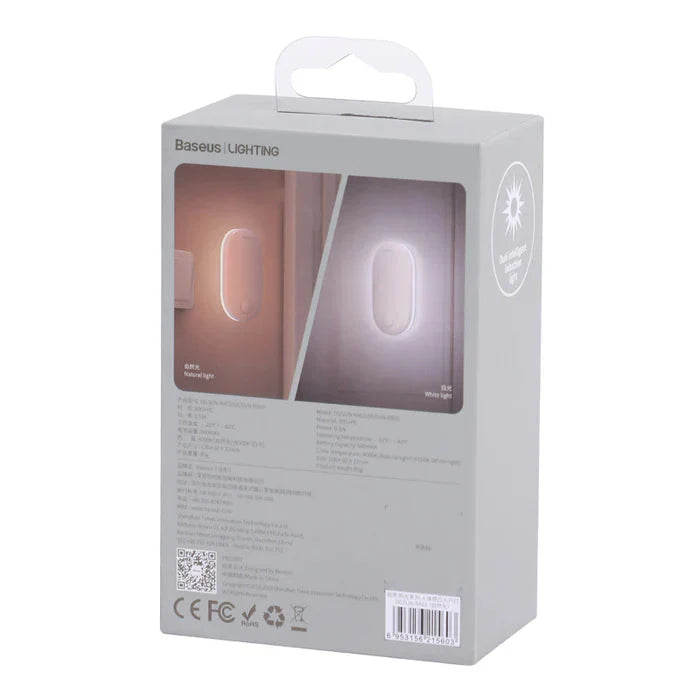 Baseus Sunshine Magnetic Motion Sensor Led Night Lamp Entrance Lobby Light Natural Light - DGSUN-RA02