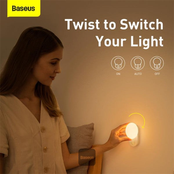 Baseus Sunshine Series Full Moon Induction Night Light – Full Moon Design