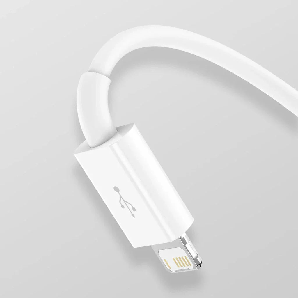 Baseus Superior Series Fast Charging Data Cable USB to M+L+C 3.5A 1.5m White