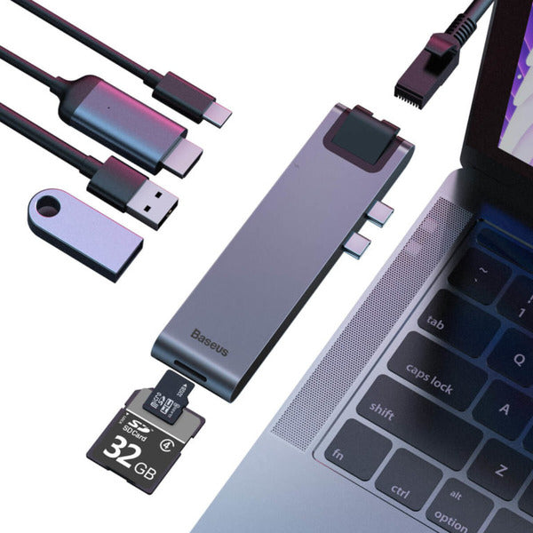 Baseus Thunderbolt C+ Pro Seven-In-One Smart Multifunctional Hub