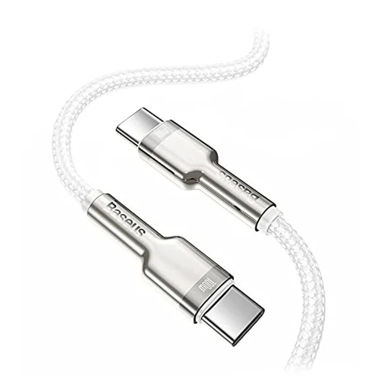 Baseus Type-c to Type-C Charging Data Cable White 1M