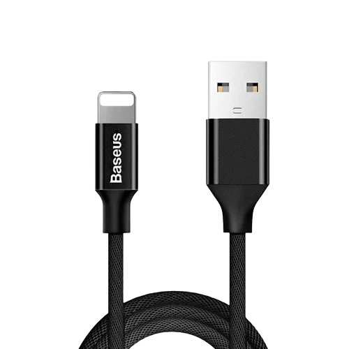 Baseus – USB to lightning fast charging data cable (black, 0.6m)