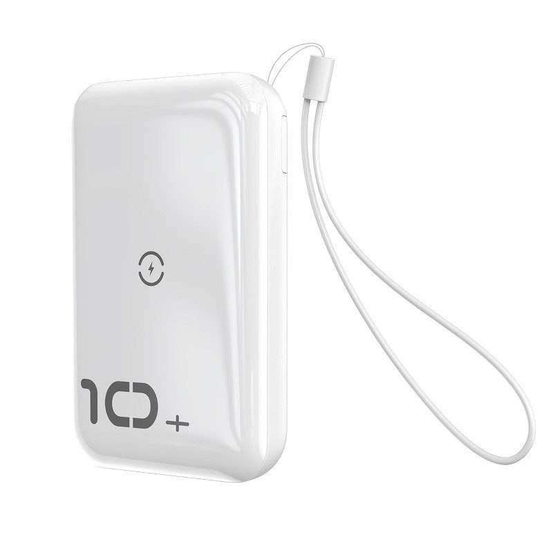 Baseus Wireless Charger Power Bank - 10W / 10,000mAh / White