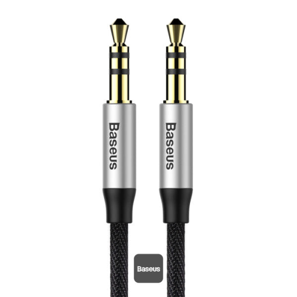 Baseus Yiven Audio Cable(Male to male) M30 - 1.5m / Silver/Black