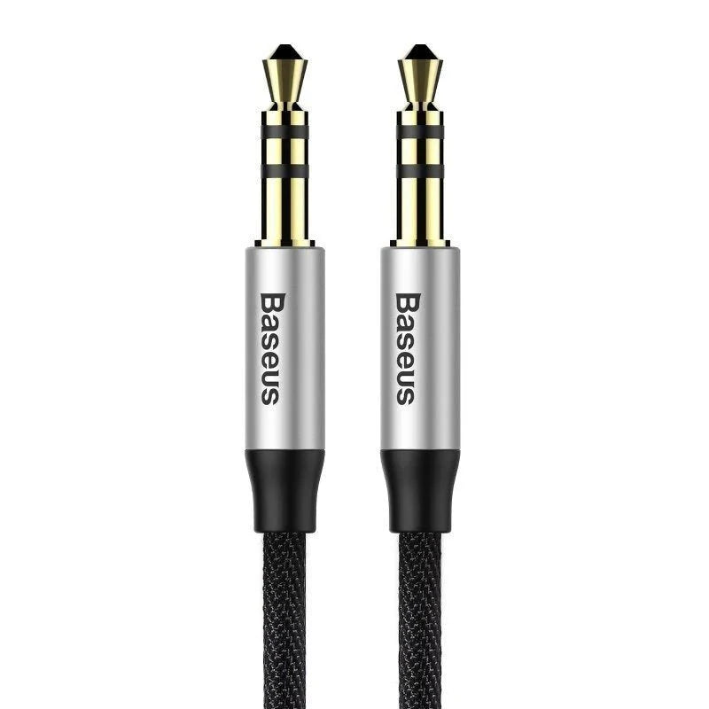 Baseus Yiven Audio Cable(Male to male) M30 - 1.5m / Silver/Black