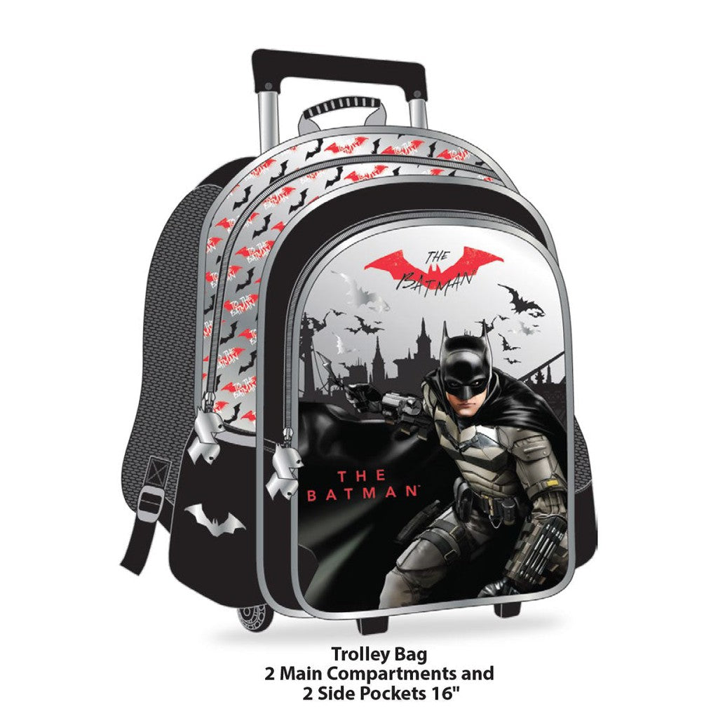 Batman Grey Trolly Bag