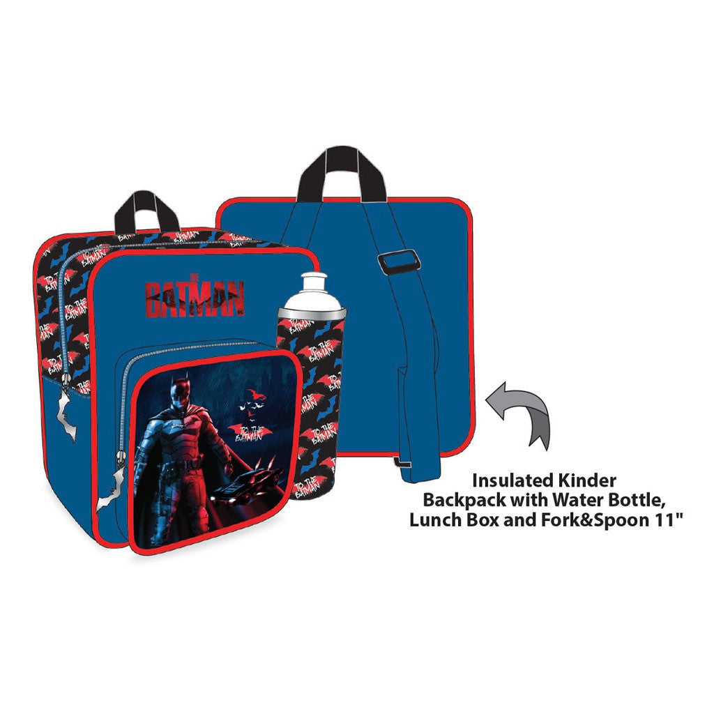 Batman Red Backpack