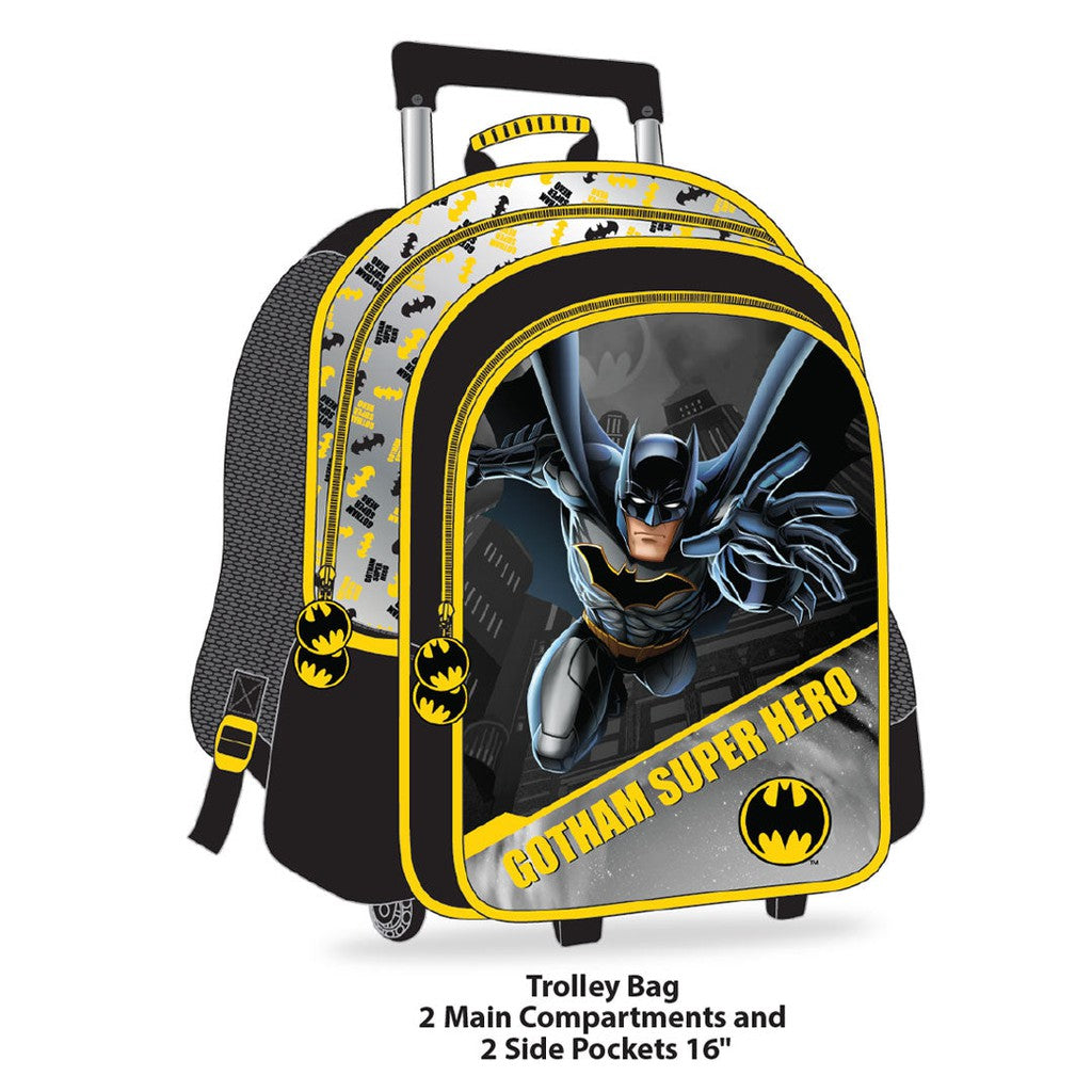 Batman Yellow Trolly Bag