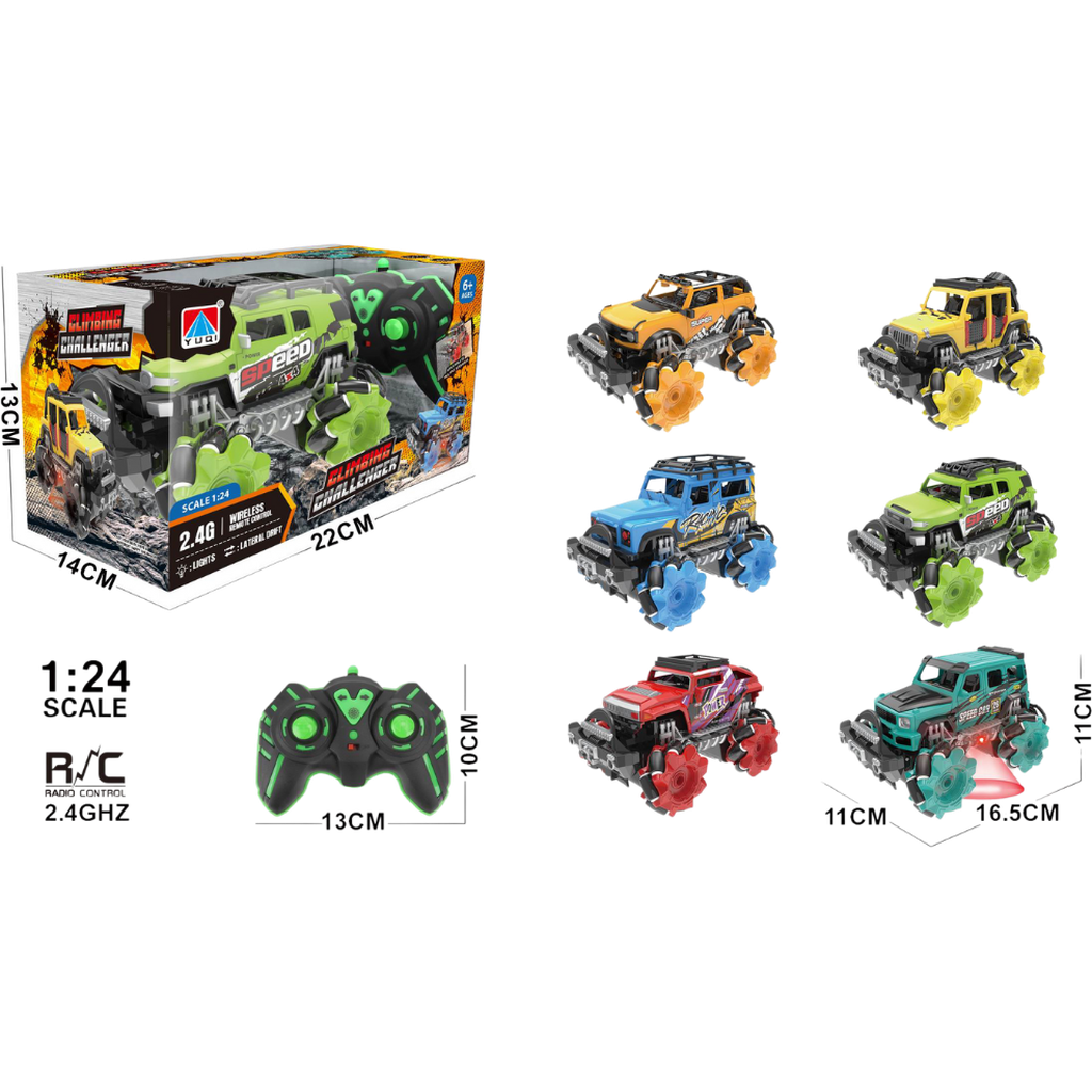 Battery Operated Colorful Remote Control Car-Cq-602