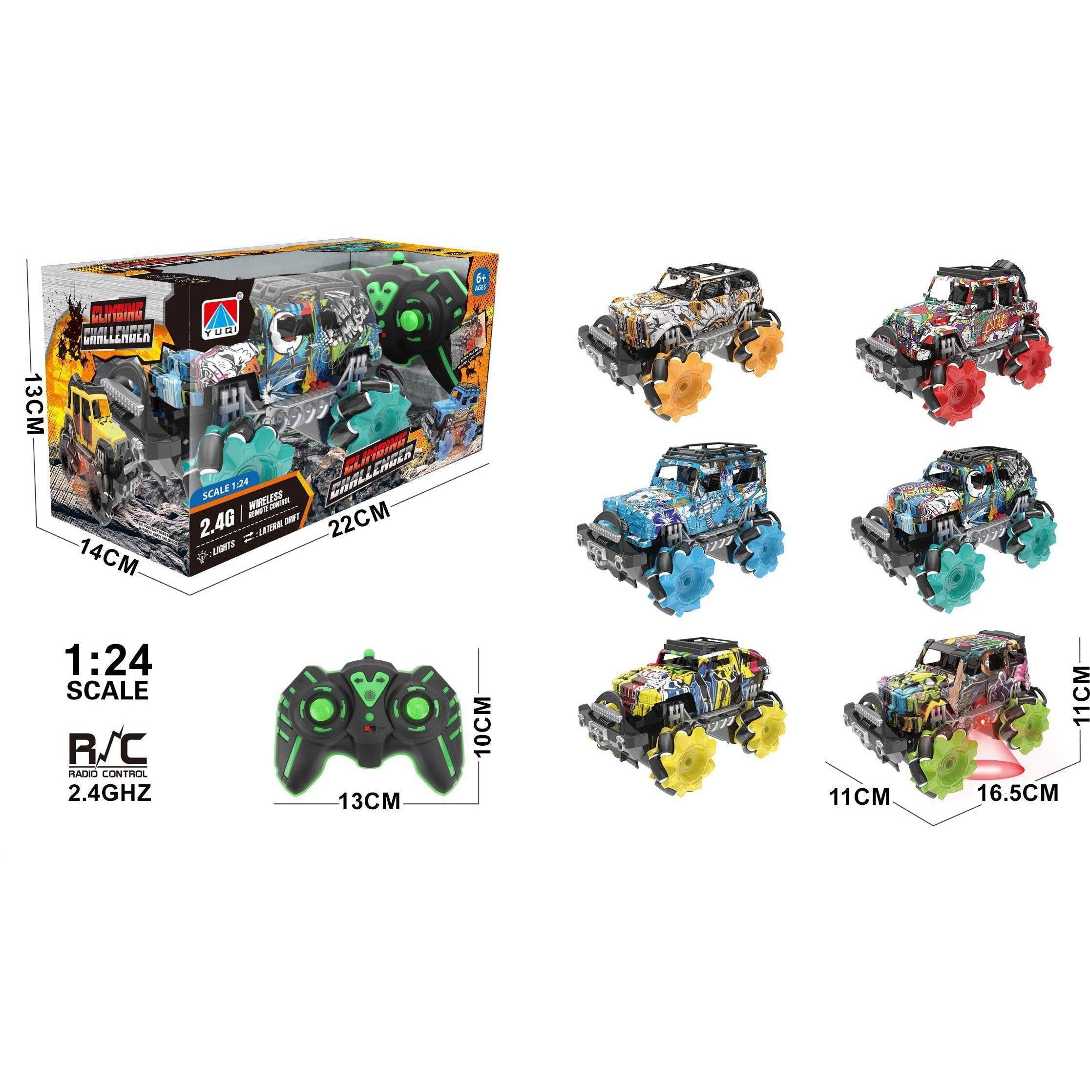 Battery Operated Colorful Remote Control Car-Cq-602