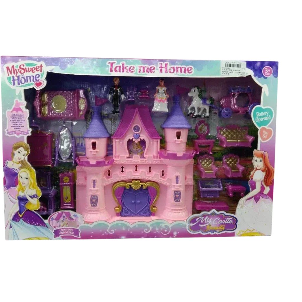 Battery Oprerated Princess Castle Villa-Sg-29027